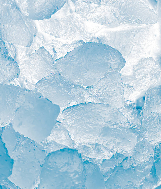 Ice cubes background, ice cube texture or background It makes me feel fresh and feel good, Made for beverage or refreshment business. - Photo, Image