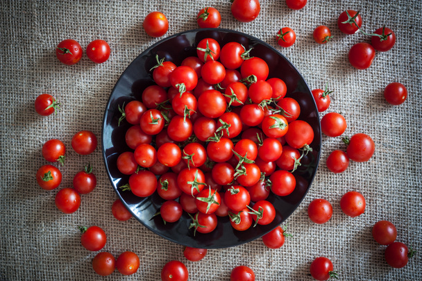 Wiśniowe pomidory - Zdjęcie, obraz