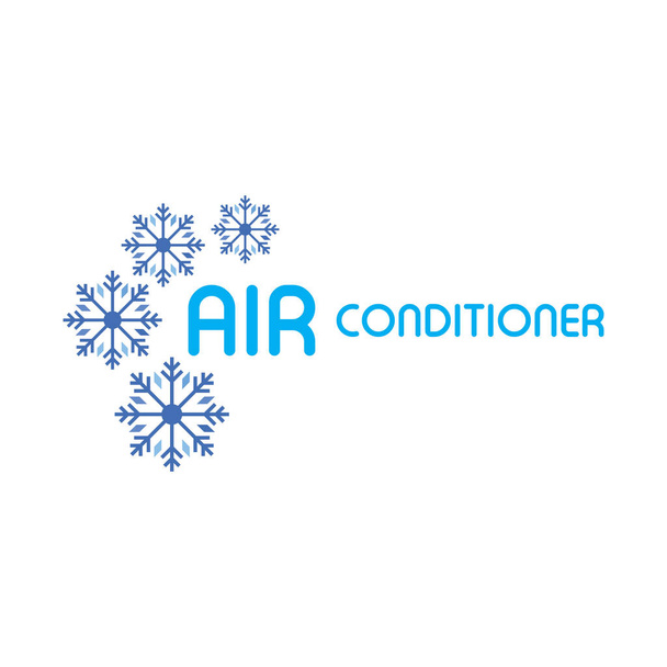 Air conditioner logo icon illustration vector flat design - Vettoriali, immagini