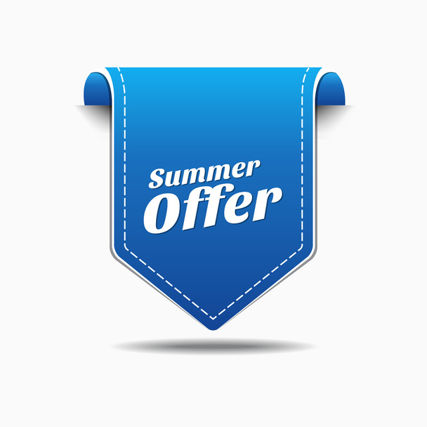 Summer Offers Icon Design - ベクター画像