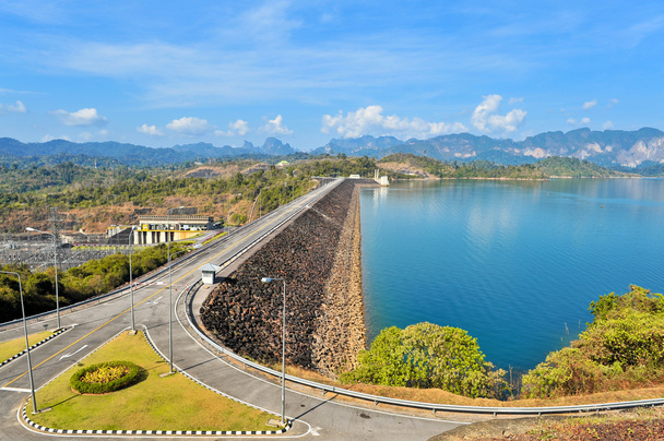The power station , Dam in Thailand. - Photo, Image