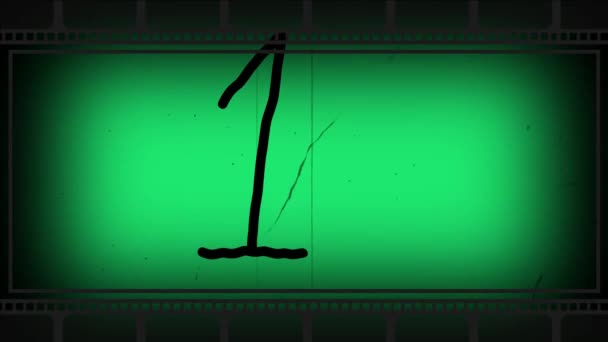 Animoitu video laskenta sopii videoita juhlii uudenvuoden, syntymäpäivät ja muut - Materiaali, video