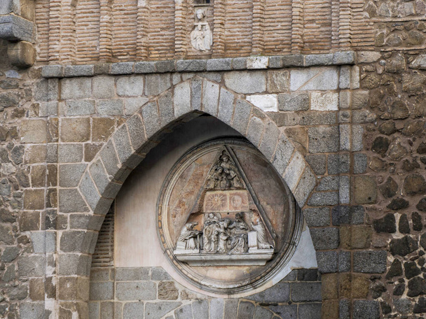 Toledo door view of the medieval old town ( Unesco World Heritage Sites) - Fotó, kép