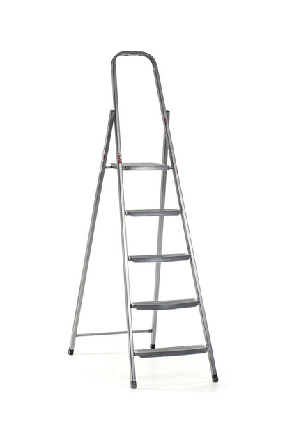 Maintenance ladder on white background - Zdjęcie, obraz