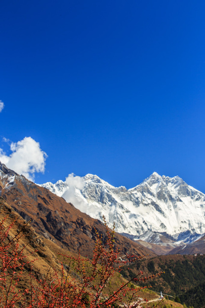 Alpejskie krajobrazy w Himalajach - Zdjęcie, obraz