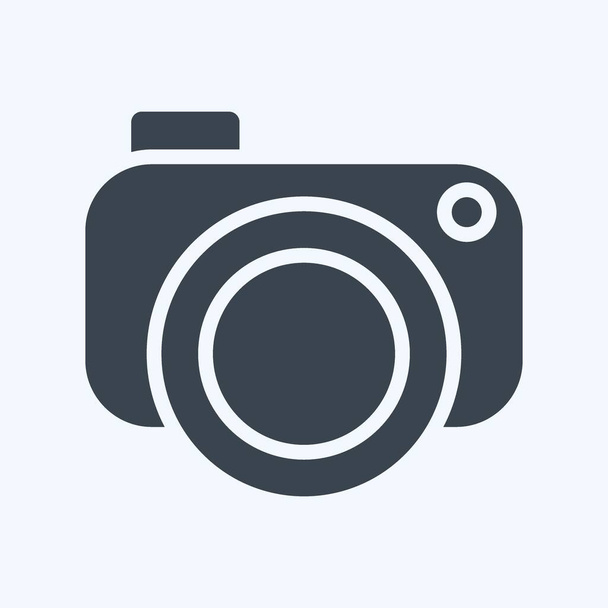 Εικονίδιο Selfie. που σχετίζονται με το σύμβολο του Αγίου Βαλεντίνου. στυλ glyph. απλό σχεδιασμό επεξεργάσιμο. απλή απεικόνιση - Διάνυσμα, εικόνα