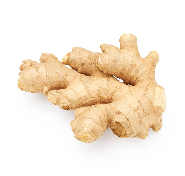 Ginger root isolated on white background. Food spicy ingredient - Foto, immagini