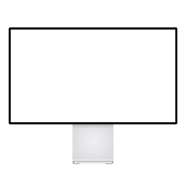 oled technology led display isolated on white background - Foto, afbeelding