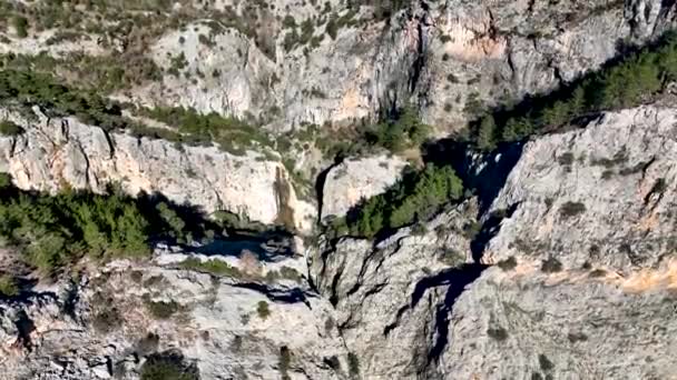 awesome place in most beautifull canyon Sapadere - Metraje, vídeo