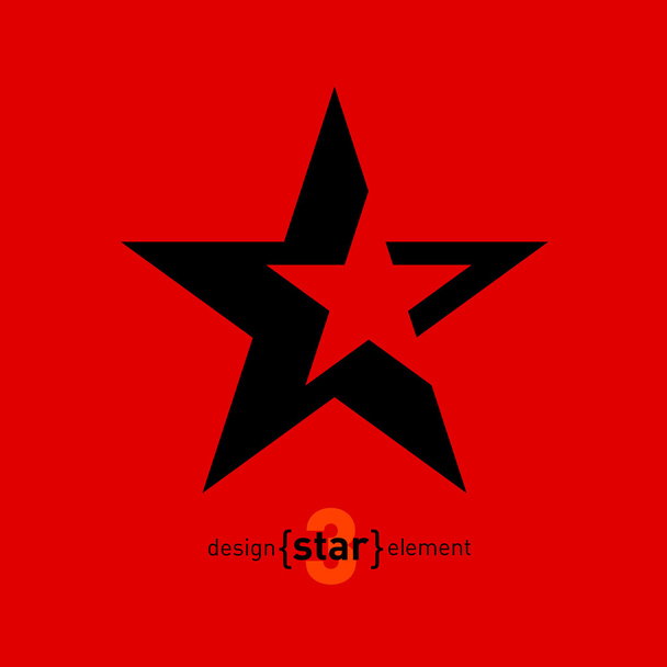 Abstract star logo. - Вектор,изображение