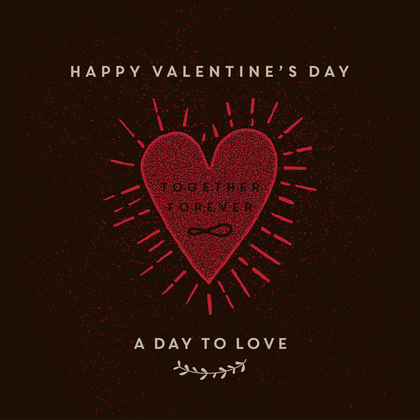 Valentine's day illustration - Vettoriali, immagini