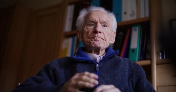 Lonely Senior Man Aged Retired Elderly Man - Imágenes, Vídeo