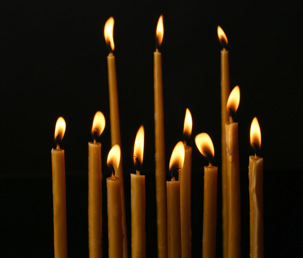 Candles in church - 写真・画像