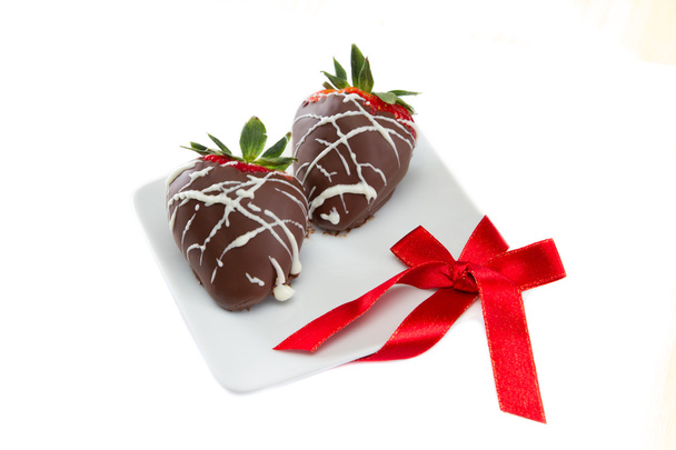 morangos cobertos de chocolate  - Foto, Imagem