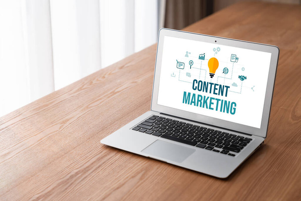 Content marketing voor modish online business en e-commerce marketing strategie - Foto, afbeelding