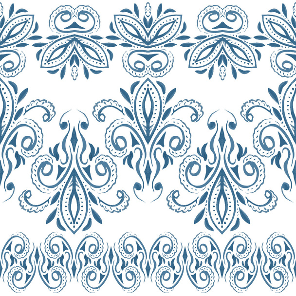 kunstvolle florale Aquarellmuster, Muster für Print-Kleidung oder T - Vektor, Bild
