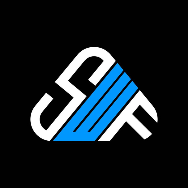 SWF letter logo creative design with vector graphic, SWF simple and modern logo. - Vettoriali, immagini