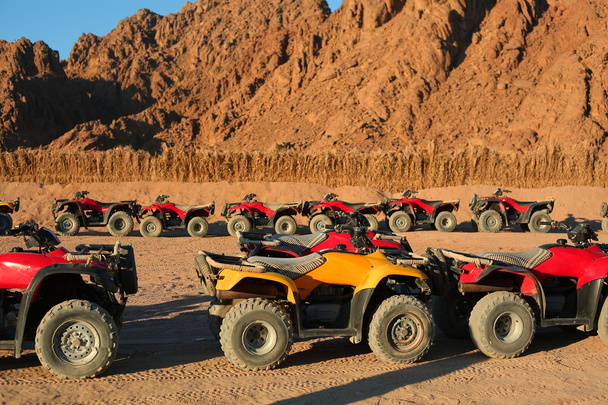 safari en quad dans le désert égyptien
 - Photo, image