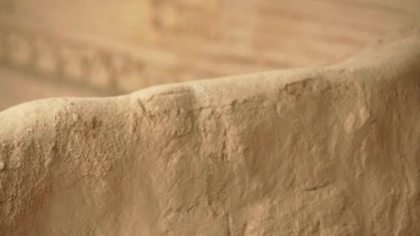 Pyhä kaupunki Caral-Supe arkeologinen sivusto Perussa.  - Materiaali, video