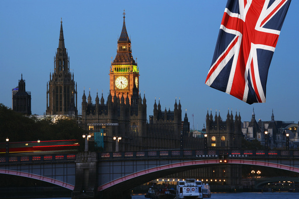 panoramę Londynu, Pałacu Westminsterskiego - Zdjęcie, obraz