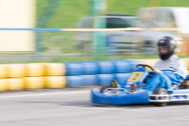 race go-kart blur effect - Photo, Image
