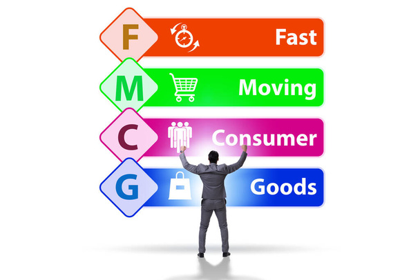 FMCG έννοια της ταχείας κυκλοφορίας καταναλωτικών αγαθών - Φωτογραφία, εικόνα