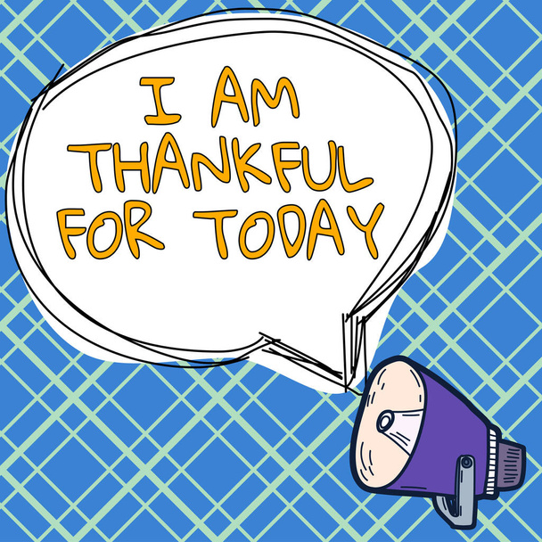 Rukopis Text Jsem vděčný za dnešek, Obchodní přehled Vděčný o životě ještě jeden den Filozofie - Fotografie, Obrázek