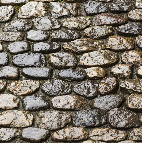 Cobble carretera de piedra
 - Foto, imagen