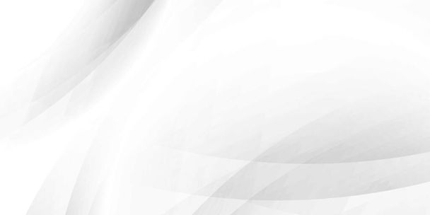 Abstraite couleur blanche et grise, fond rayures design moderne avec forme ronde géométrique, motif ondulé. Illustration vectorielle. - Vecteur, image