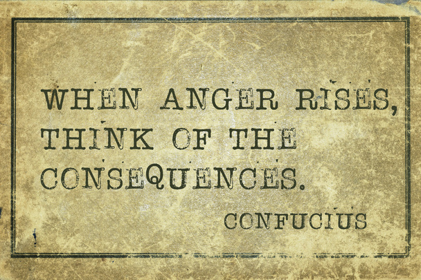 raiva confucius
 - Foto, Imagem