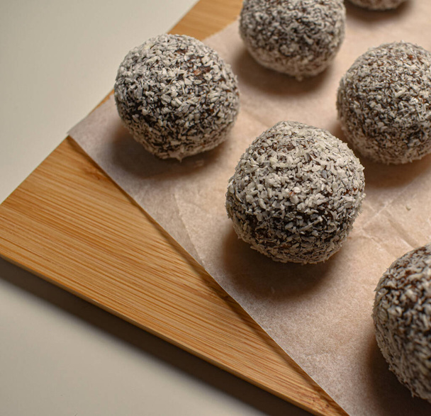 coconut balls on the table  - Foto, Imagem