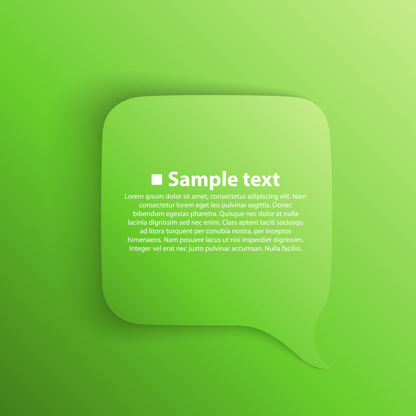 Chat background green - Vetor, Imagem