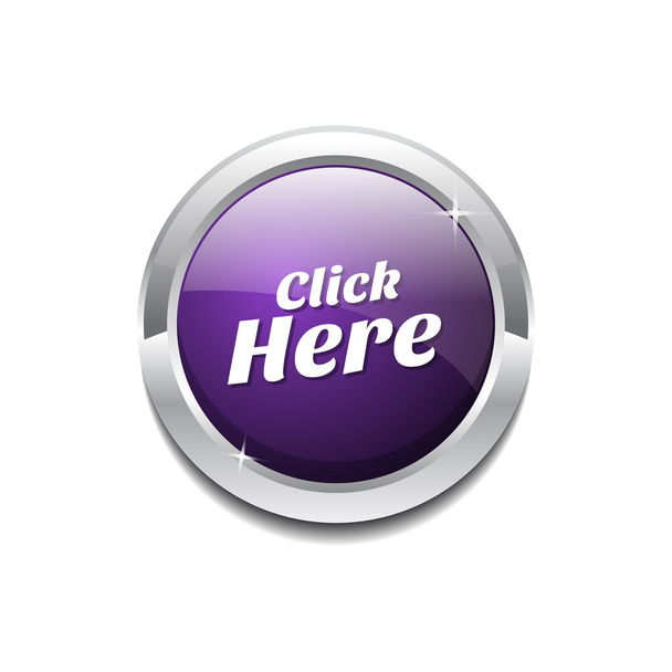 Click Here Icon Button - Vettoriali, immagini