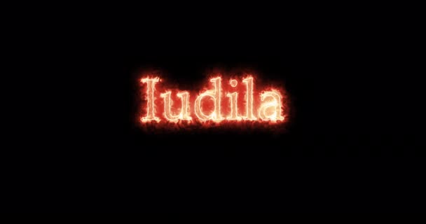 Ludila, a vizigótok királya, tűzzel írva. Hurok - Felvétel, videó