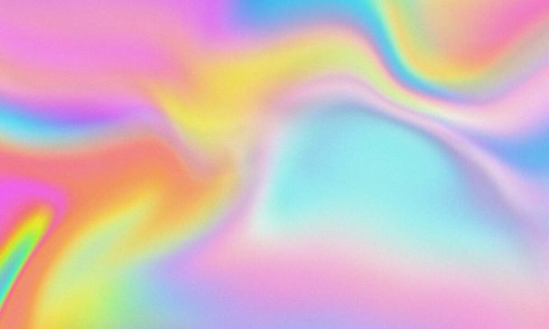 Hologram wave grainy texture background - Foto, imagen
