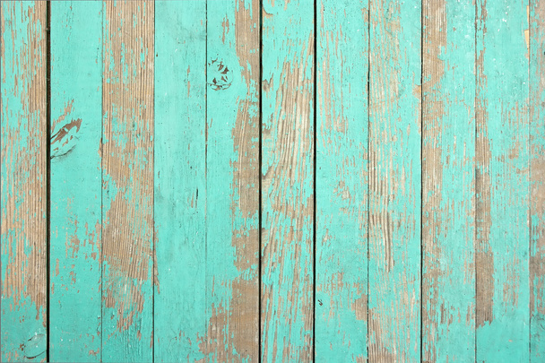 Wooden texture aqua color for the background image. Closeup. - Фото, зображення