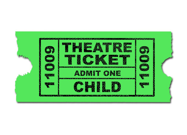 Theatre Ticket dítě - Vektor, obrázek