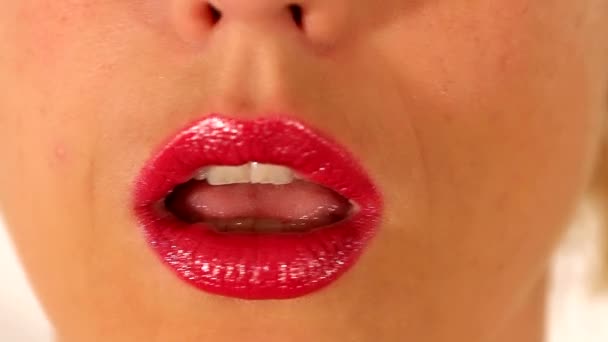 Różne ustach grymas - Materiał filmowy, wideo