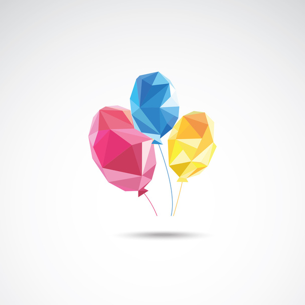 Triangle color balloons - Vektori, kuva