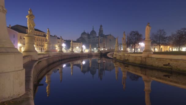 Padua, Italy time lapse in the morning. - Felvétel, videó