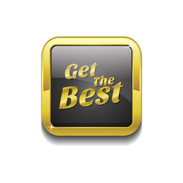 Get The Best Icon Button - Διάνυσμα, εικόνα