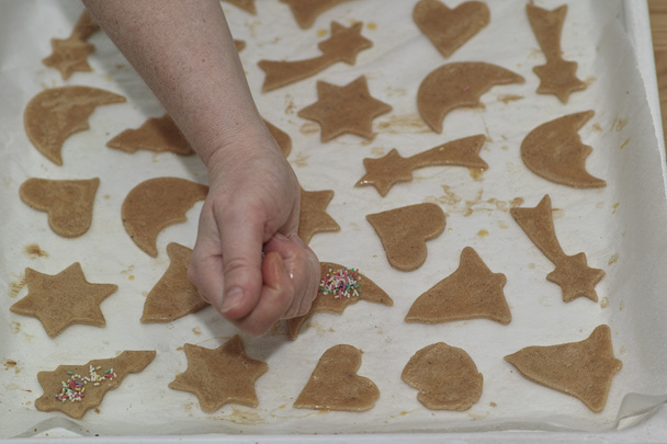 Příprava lahodných cookie. - Fotografie, Obrázek