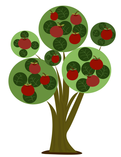 Omenapuu
 - Vektori, kuva