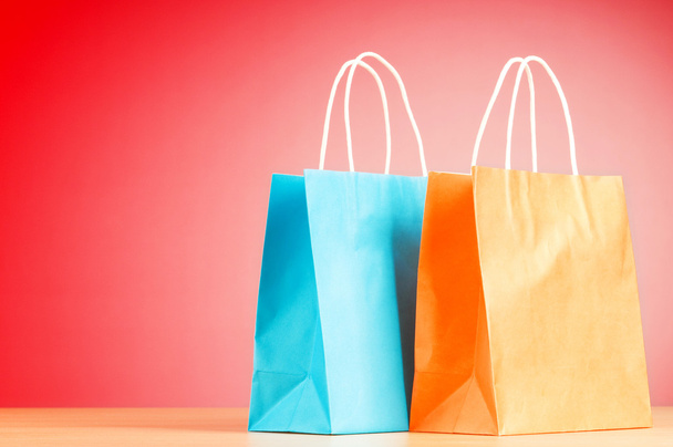 Shopping concept with bags - Foto, Imagem