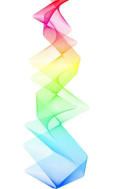 Geometric Spectrum Ribbon - Vector, Image
