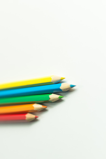 Colored pencils background - Photo, Image