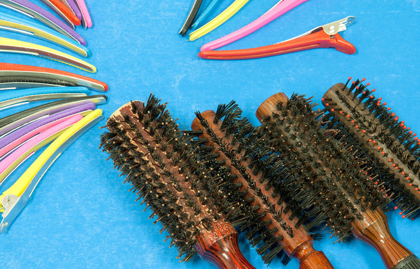 Hair brush comb and Hairpins  - Photo, Image