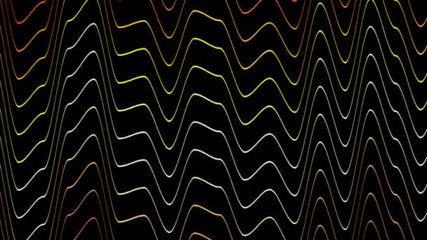 Moving wavy lines - Materiał filmowy, wideo