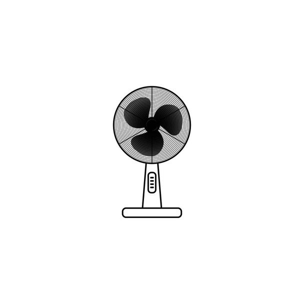 Stand fan icon vector graphics - Vector, Image