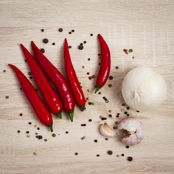 Red peppers - Foto, immagini